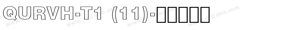 QURVH-T1 (11)字体转换